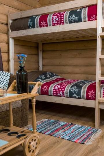 Фото номера Четырехместный номер с террасой Кемпинги Eco-friendly Camping Oskalns г. Цесис 22