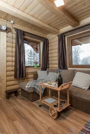 Фото номера Четырехместный номер с террасой Кемпинги Eco-friendly Camping Oskalns г. Цесис 25