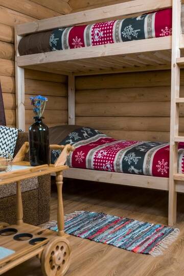 Фото номера Четырехместный номер с террасой Кемпинги Eco-friendly Camping Oskalns г. Цесис 15