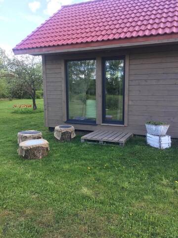 Фото номера Дом с 1 спальней Дома для отпуска Holiday house Ausekļa namiņš г. Цесис 8