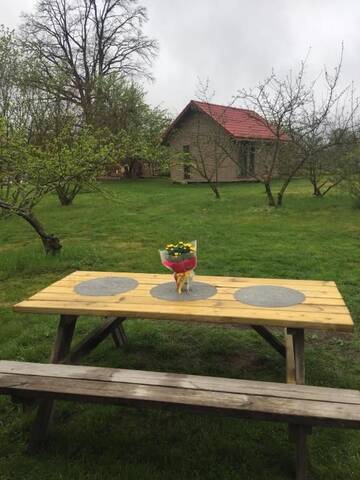 Фото номера Дом с 1 спальней Дома для отпуска Holiday house Ausekļa namiņš г. Цесис 42